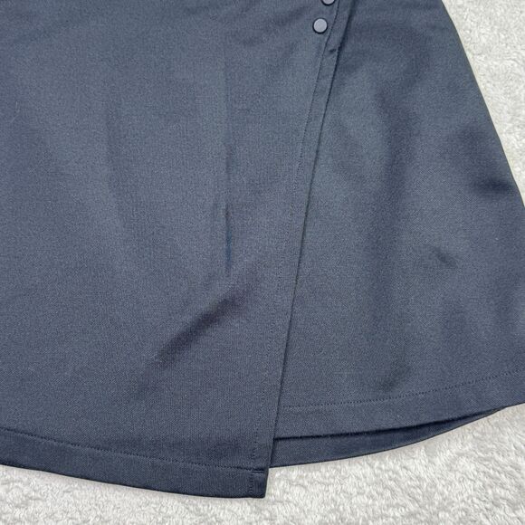 Adidas Adicolor Classics Short Wrapping Skirt Womens XS Black 3-Stripes Logo - Picture 4 of 11